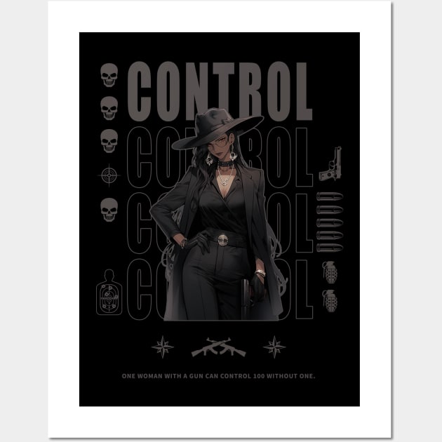 Mafia Anime Style | CONTROL Wall Art by Anicall